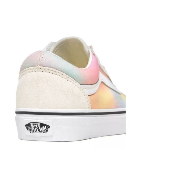 Vans Old Skool (Aura Shift) Multi True White Shoes - Picture 5 of 7